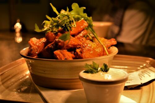 Large Bowl of Crispy Chicken Wings