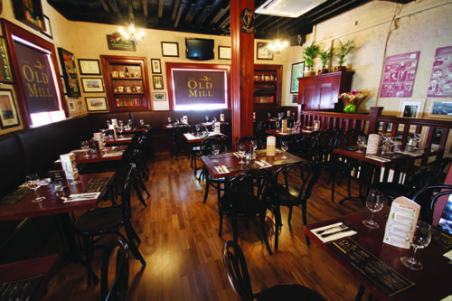 The Old Mill bar interior