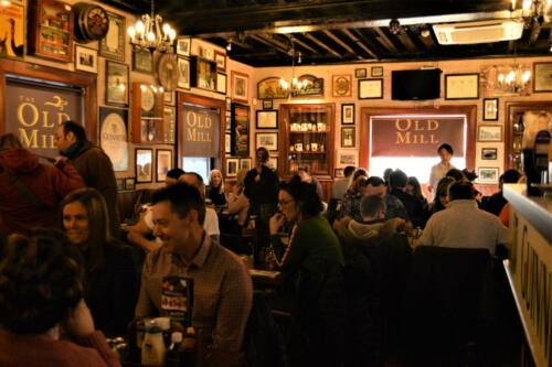 The Old Mill interior – warm, cosy pub atmosphere